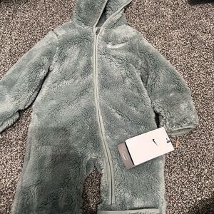 Nike Soft Green Baby Snowsuit